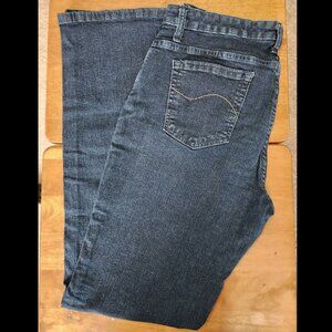 Lee Slender Secret Lower on Waist Bootcut Stretch Denim Jeans - Size 14L
